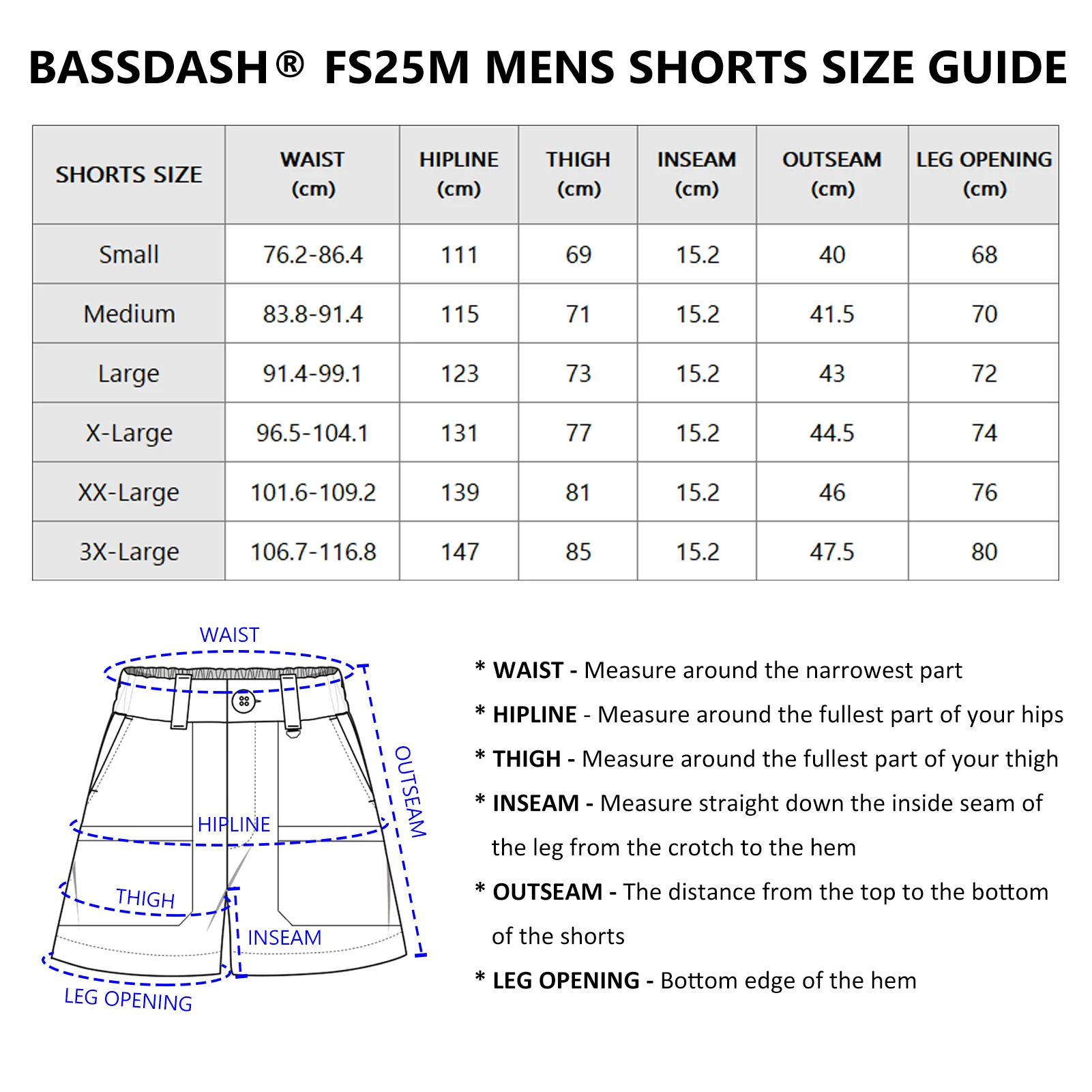 Bassdash Men's 6" Fishing Shorts UPF 50+ Water Resistant Quick Dry Hiking Cargo Shorts with Multi Pocket FS25M