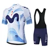 Movistar Summer Pro Team Cycling Jersey Set Men Bicycle Clothing Suit Breathable Mountain Bike Clothes Maillot Ciclismo Hombre 1