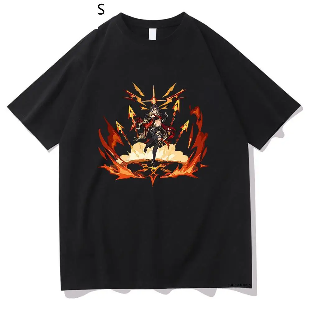 

Genshin Impact Dehya T Shirt Men Harajuku Graphic Aesthetic Kawaii Tshirt Unisex Vintage Anime Cartoon Oversize Cotton Tees Tops