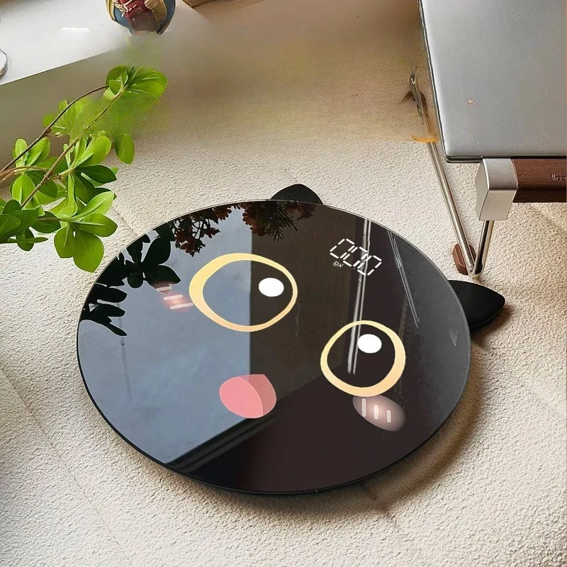 Electronic Scale Household Scale Durable Small Dormitory Cartoon Human Healthy Charging Healthy Field