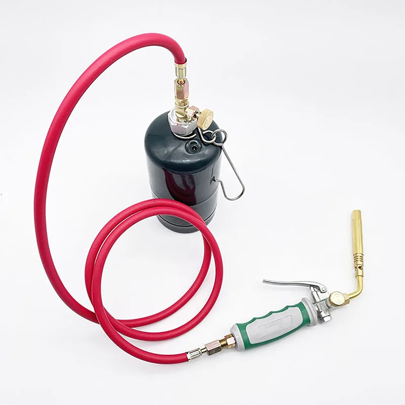 Gas Welding Gun gas torch welding torch butane torch With 1.6m/5.3ft Control Valve Self-closing Air Hose Propane Butane Gas Cylinder High Temperature Welding Torches