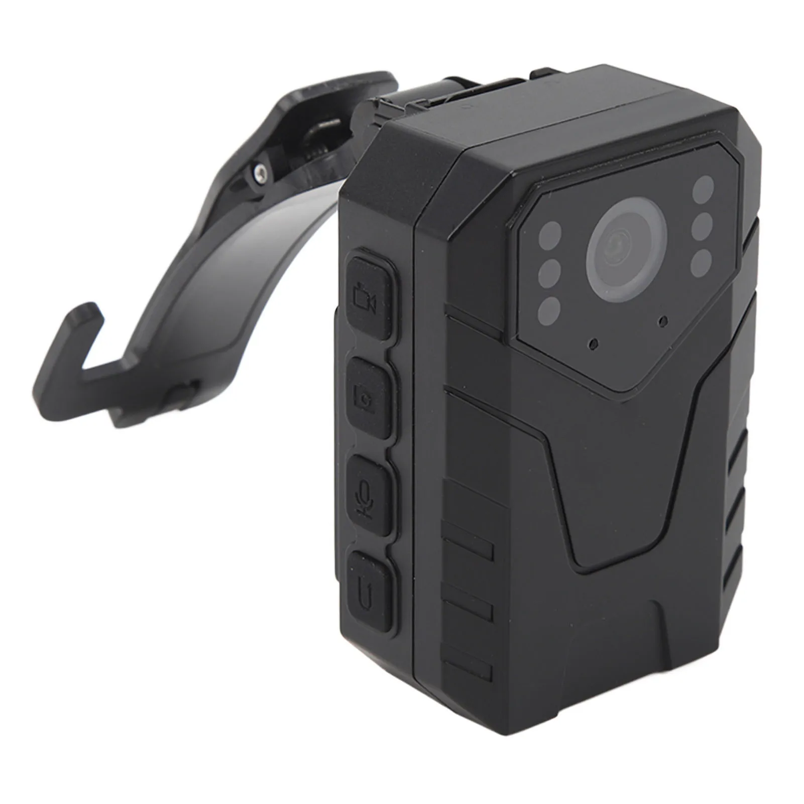 Night Vision Camera ABS Night Vision 4K HD Back Clip Loop Recording Motion Detection Body Wearable Camera for Outdoor