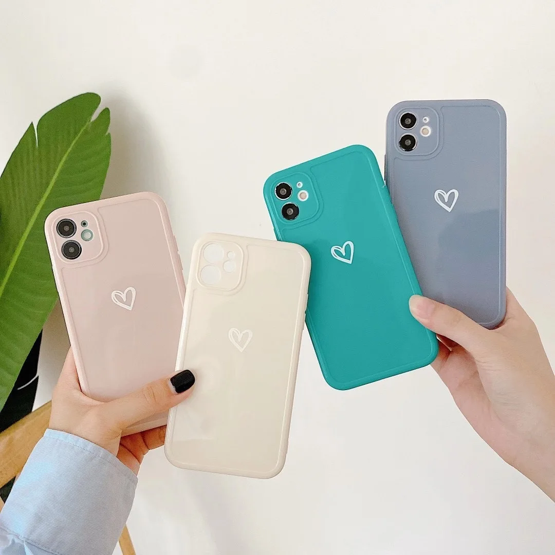 clear iphone 12 mini case Case for iPhone 13 12 11 Pro Max Mini X XS XR 8 7 Plus SE2 Solid Color Fine Hole Soft Shell Cover Frosted Soft phone cases for iphone 12 mini 