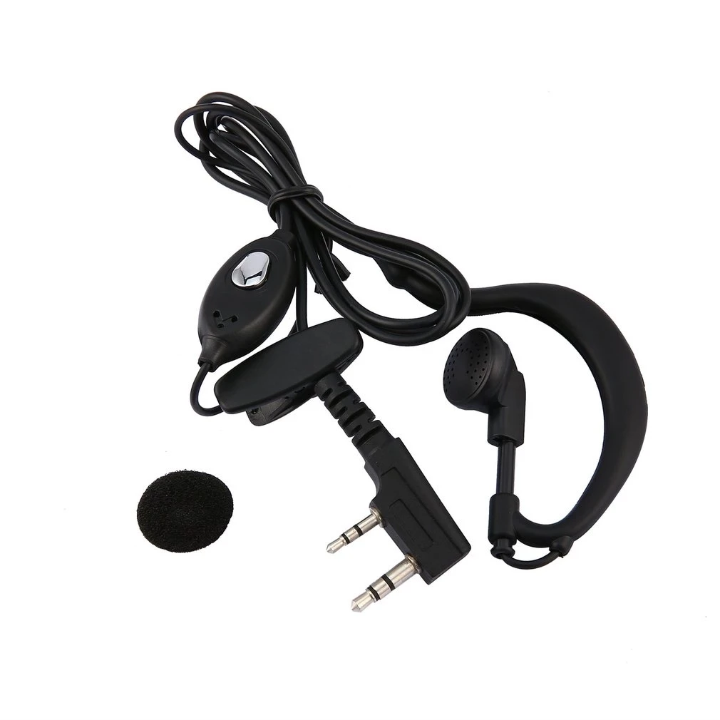 

Baofeng 888s Walkie Talkie Headset UV5R Ham Radio Woki Toki Headphone PTT UV82 Uv-6r F8+ Wln Kd-c1 K Port Earphone Two-Way Radio