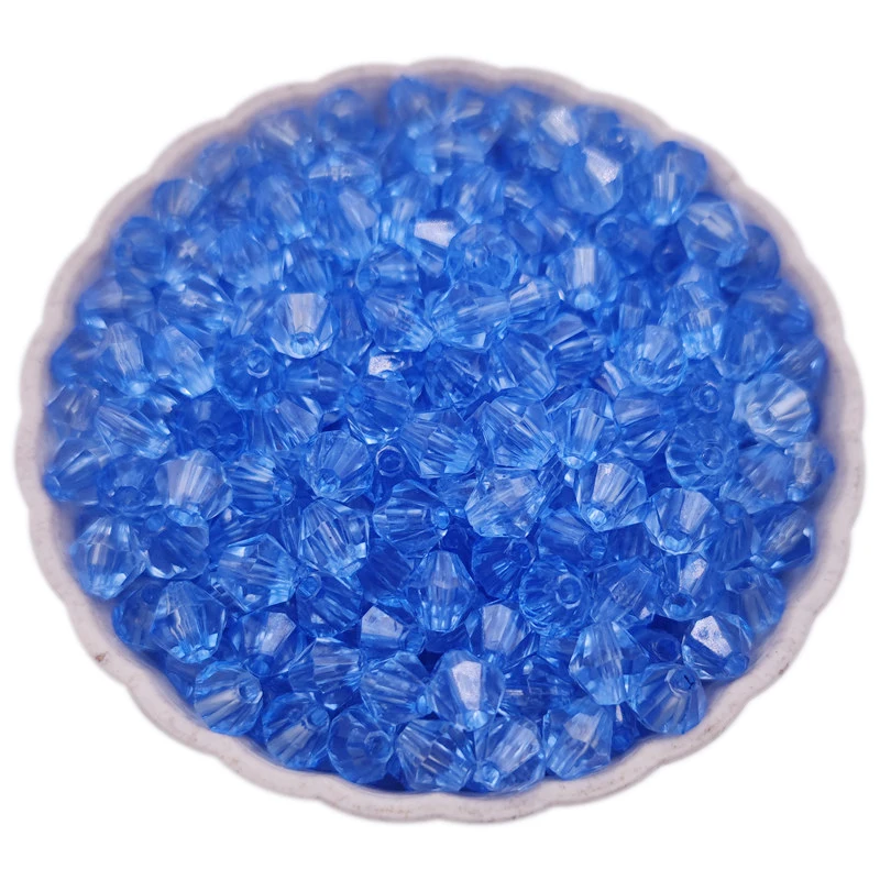 300 Teile/satz 4mm/5mm/6mm/8mm Transparent Candy Farbe Spike Acryl Lose perlen Für Halskette Armband Schmuck Machen Großhandel – Detail 7