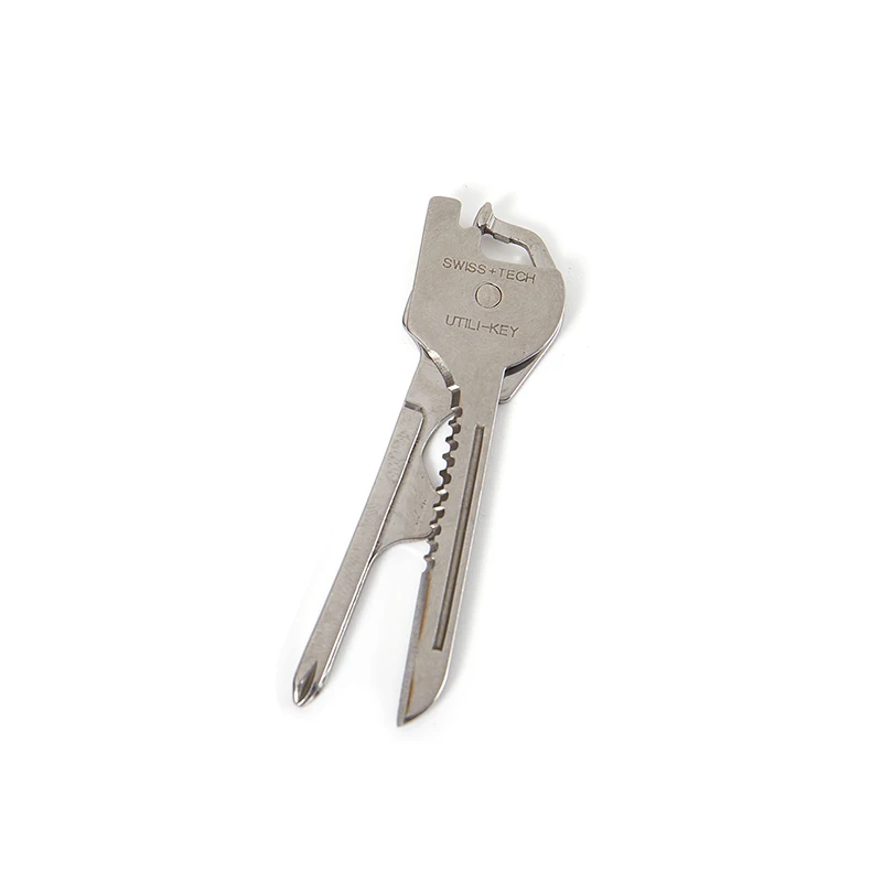 

EDC Multi Tool 6 in 1 Stainless Steel Utili-Key Key Ring Chain Pendant Pocket Cutter Mini knife unboxing knife Screwdriver 1PC