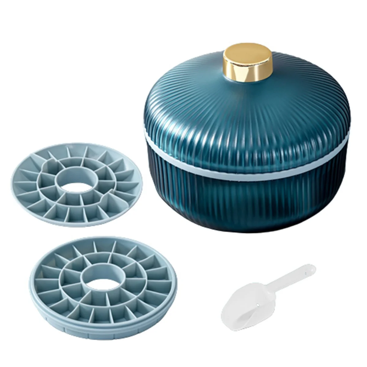 

Контейнеры для льда из пищевого силикона с крышкой, форма для льда для морозильной камеры, лотки для льда с контейнером, набор для хранения льда