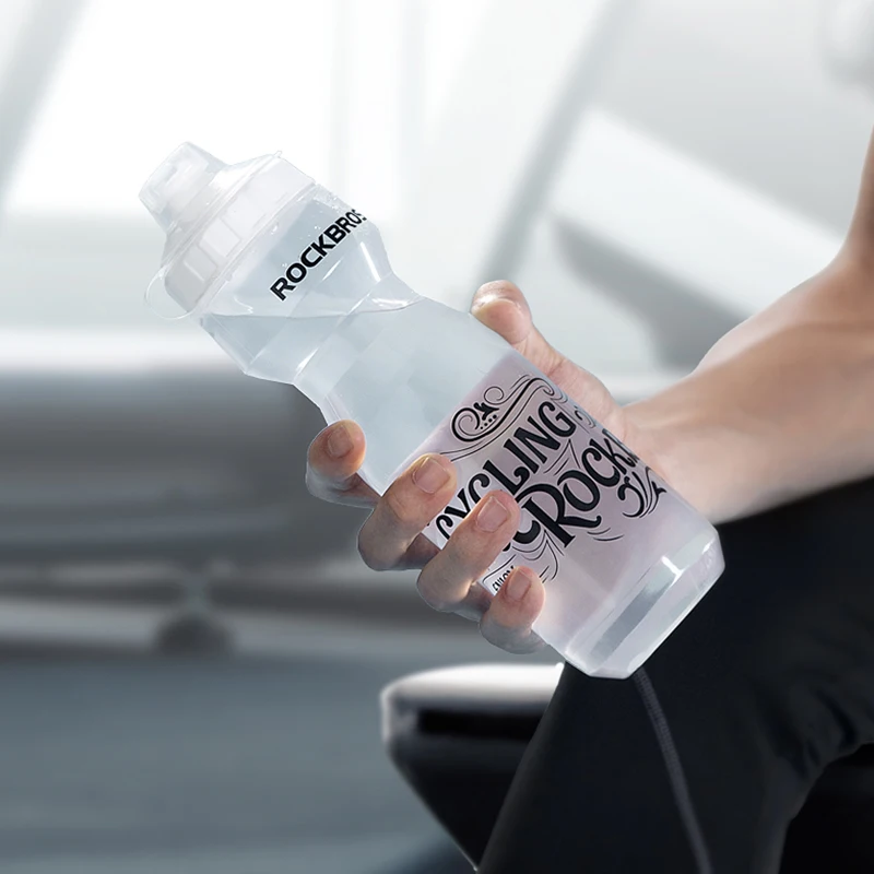 ROCKBROS Cycling Water Bottle 750ml Food Grade Leak-proof BPA-free Fitness Running Camping Hiking Sports Kettle Bike Bottle Cage water bottle bicycle water bottle sports bottle bicycle bottle holder