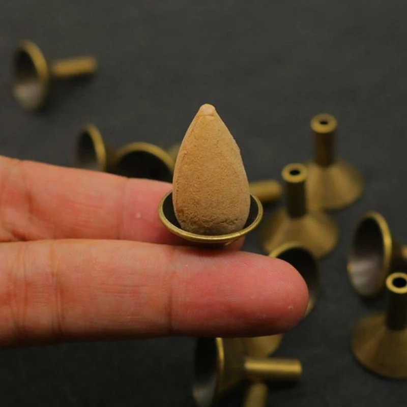 10 יחידות מיני מעמד לאינסנט אחסון מתכת מחזיק שורף קונוס קוויל מחזיקי זרם אחורי תופס מקלות אפר מפל מסנן