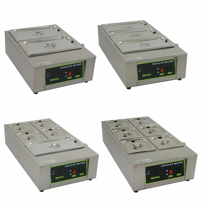 1 2 3 4 5 6 Tank Water Heating Small Electric Chocolate Heating Warmer Tempering Machine Chocolate Melter Melting Machine 4