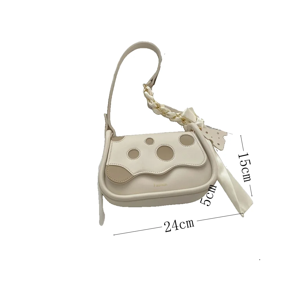 FOUR ONE Xia Xiaozhon Ins da donna, versatile formaggio sotto le ascelle, piccolo quadrato Ba Hih, tracolla monospalla di qualità_voghion.com