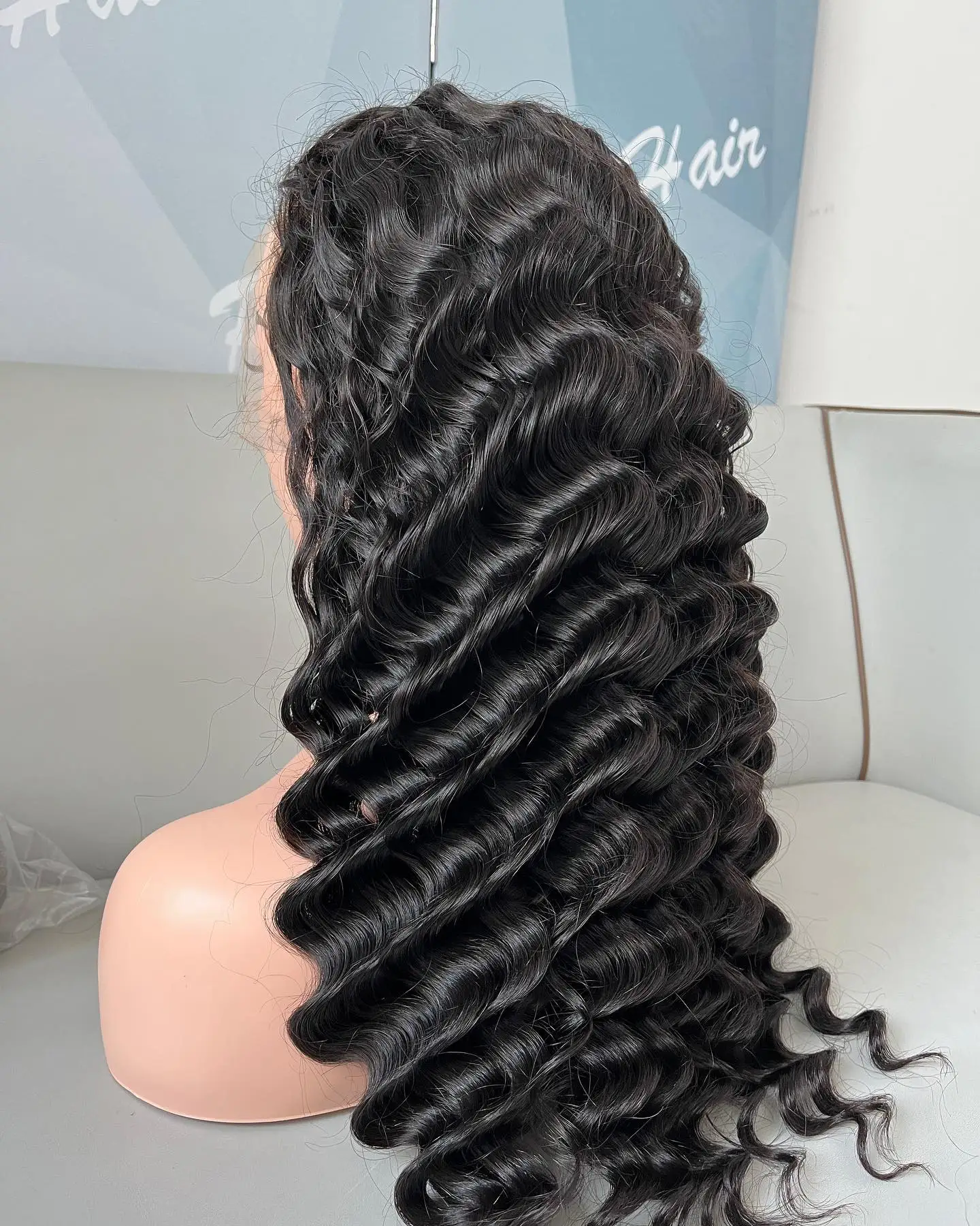 30 40 Inch Loose Wave 13x6 HD Lace Front Human Hair Wigs Deep Wave Curly 13x4 Lace Frontal Raw Remy Wig Peruvian Preplucked