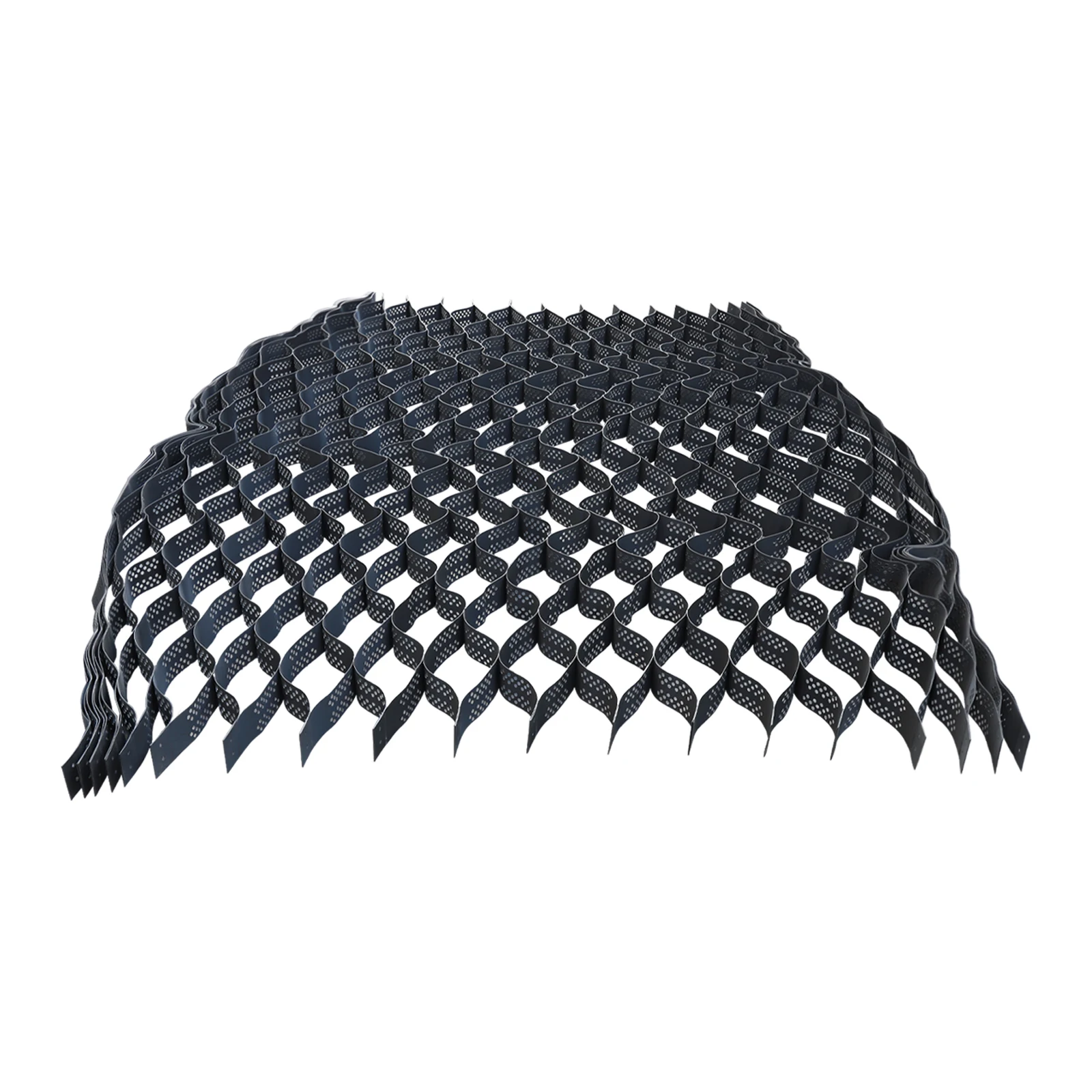 4 inch Thick Geo Grid Ground Grid Polyethylene Strength, for Landscaping, Parking Lots, Heavy Load Resistance Round Holes