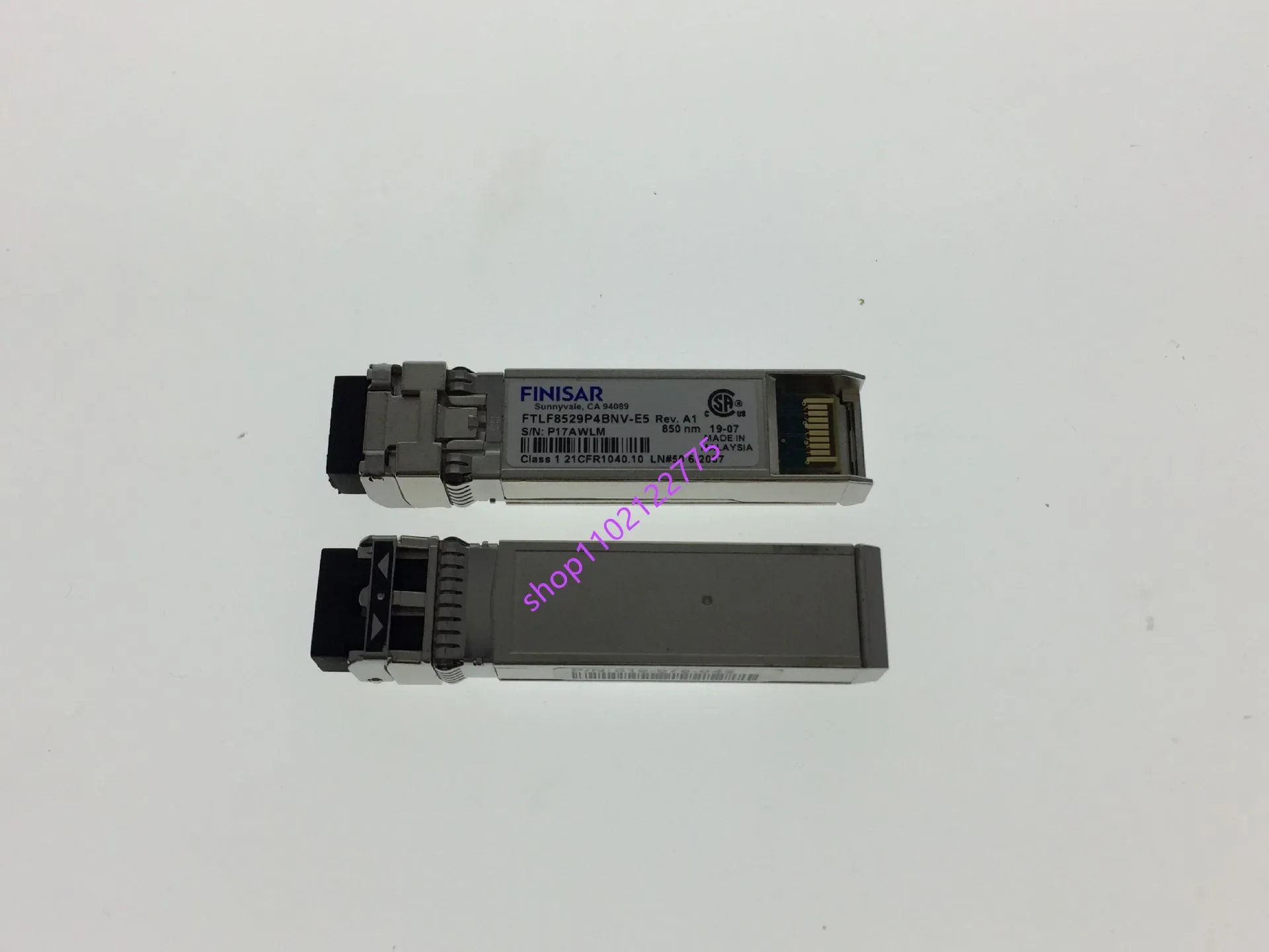 FINISAR Optical Fiber 16GB FTLF8529P4BNV-E5 019078045 16G 850nm 100m SFP+ Multimode Dual Fiber Switch  Module/16GB Transceiver finisar optical fiber 16gb ftlf8529p4bnv e5 019078045 16g 850nm 100m sfp multimode dual fiber switch module 16gb transceiver