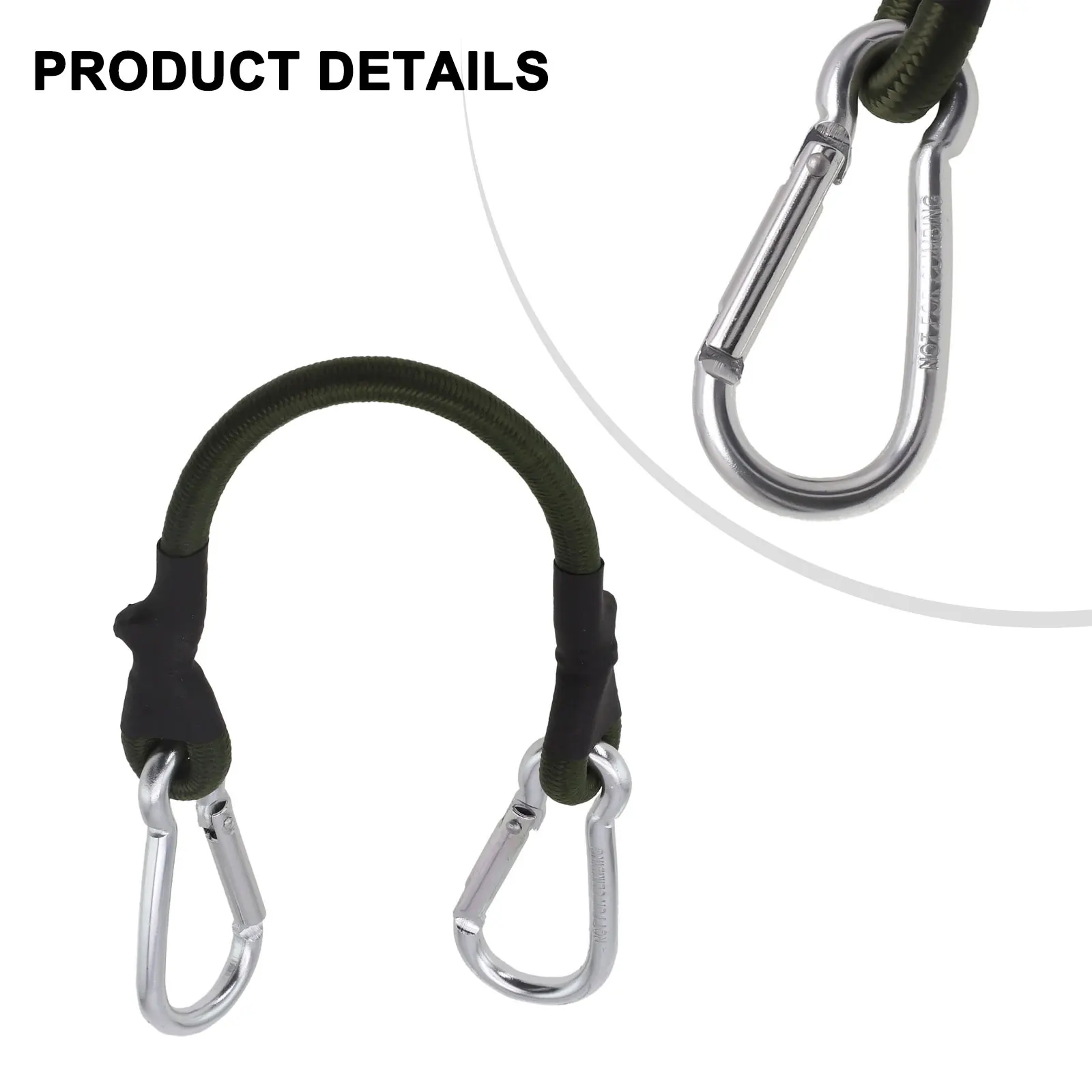

Max Load Of Kg Carabiner Bungee Cords Karabiner Hook Cables Discontinue Use If Any Part Parts Become Loose Or Detached