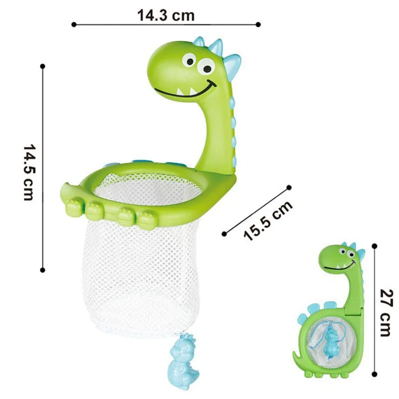 Dinosaur Animal Baby Bath Toys Organizer Kids Bathtub Toy Storage Bag  Suction Bathroom Doll Hanging Bag Water Toys Mesh Net Bag - AliExpress