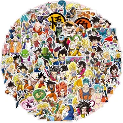 10/30/50/100pcs Dragon Ball Z Anime Stickers Son Goku Cartoon Decoration Decals Toy DIY Diary Luggage Classic Cool Manga Sticker