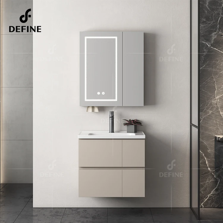 Combining Practicality With Elegant Design Different Size Wall Cabinet Vanity Set For Bathroom Hotel Villa Apartment
