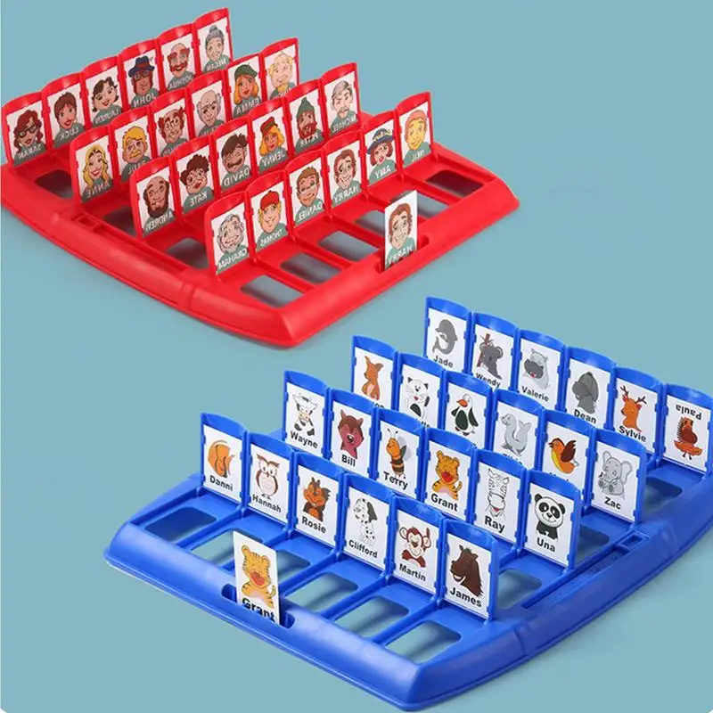 Quem eu sou jogo educacional jogos de tabuleiro para crianças 48 pces criança  jogos de tabuleiro jogo de tabuleiro brinquedo melhorar a lógica das  crianças personagem folha - AliExpress