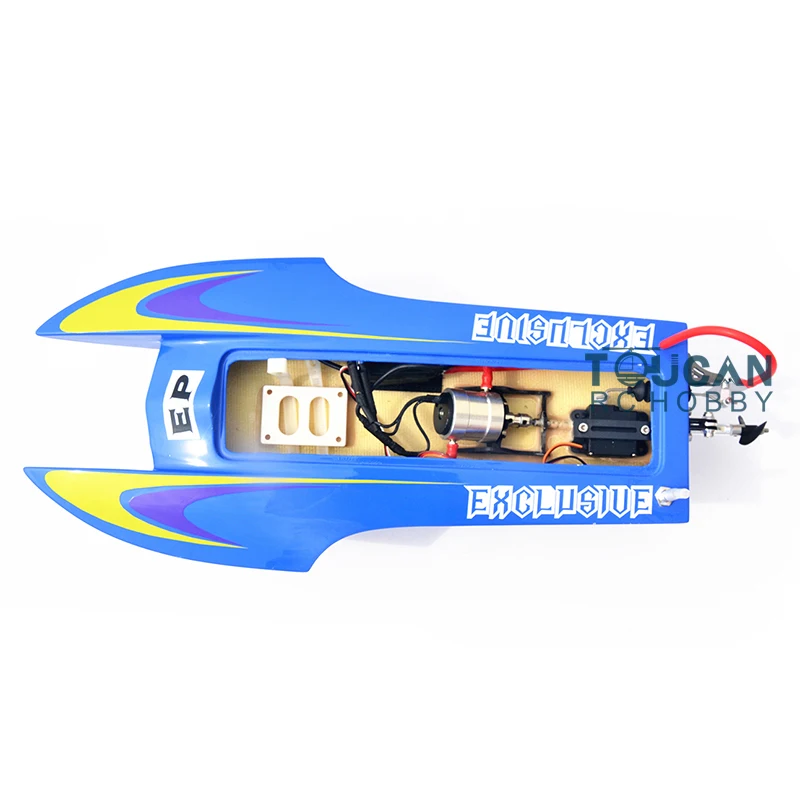 M440 15.1" Fiber Glass High Speed Electric Racing RC Boat W/ Motor Servo ESC Model for Boy Gift TH02613-SMT2 2