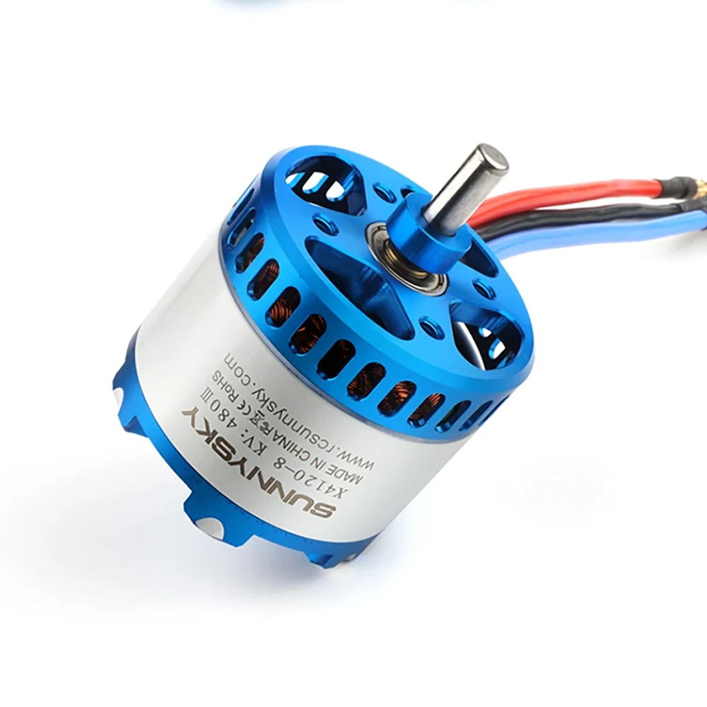 SUNNYSKY X4120-III X4125-III X4130-III 650K550KV 420KV 515KV 520KV Brushless Motor for RC Quadcopter Airplanes Fixed Wing Plane thumbnail 6
