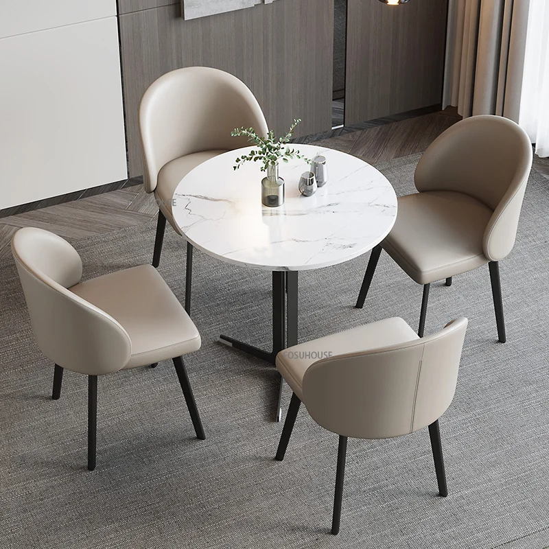 Sedie da pranzo in tessuto di design sedie moderne di lusso per il tempo  libero sedie posteriori sala da pranzo mobili Cafe sedia da pranzo creativa  europea - AliExpress
