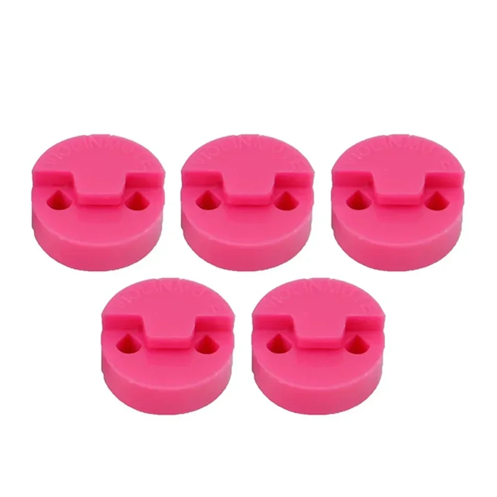 Rubber Violin Mute Professional Violin Parts Round Rubber Mute Silencer 20x20mm Musical Instrument Accessories 5pcs violin mute