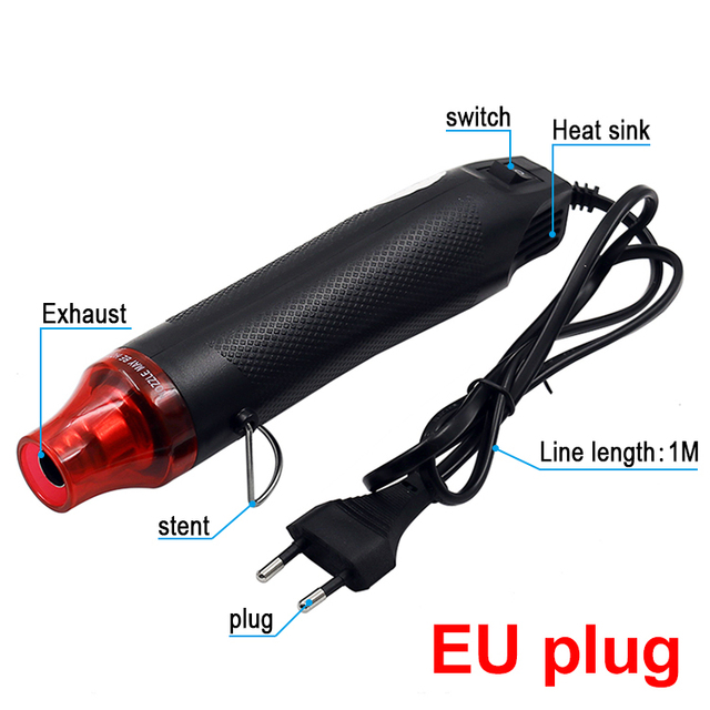 Waterproof Heat Shrink Butt Crimp Terminals Solder Seal Electrical Wire Cable Splice Terminal Kit with Hot Air Gun