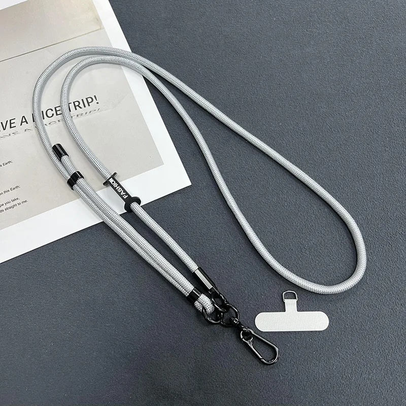 Versatile Crossbody Adjustable Phone Lanyard Strap with Detachable Neck Cord, 150cm