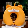 Cartoon Animal U-shaped Pillow Unicorn Shark Memory Cotton Neck Pillow Car Headrest Travel Slow Rebound Nap Pillow Cushion 5