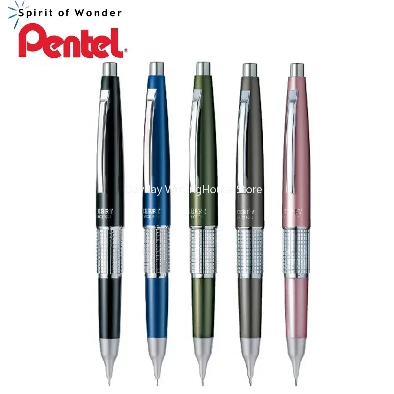 Pentel KERRY 자동 연필 0.5mm P1035 전체 구리 코어 저중력 금속 활동 연필 선물로 그리기 쓰기