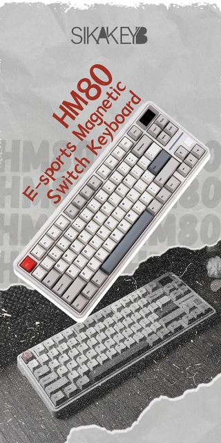 SIKAKEYB HM80 Magnetic Switch Mechanical Gamer Keyboard With 