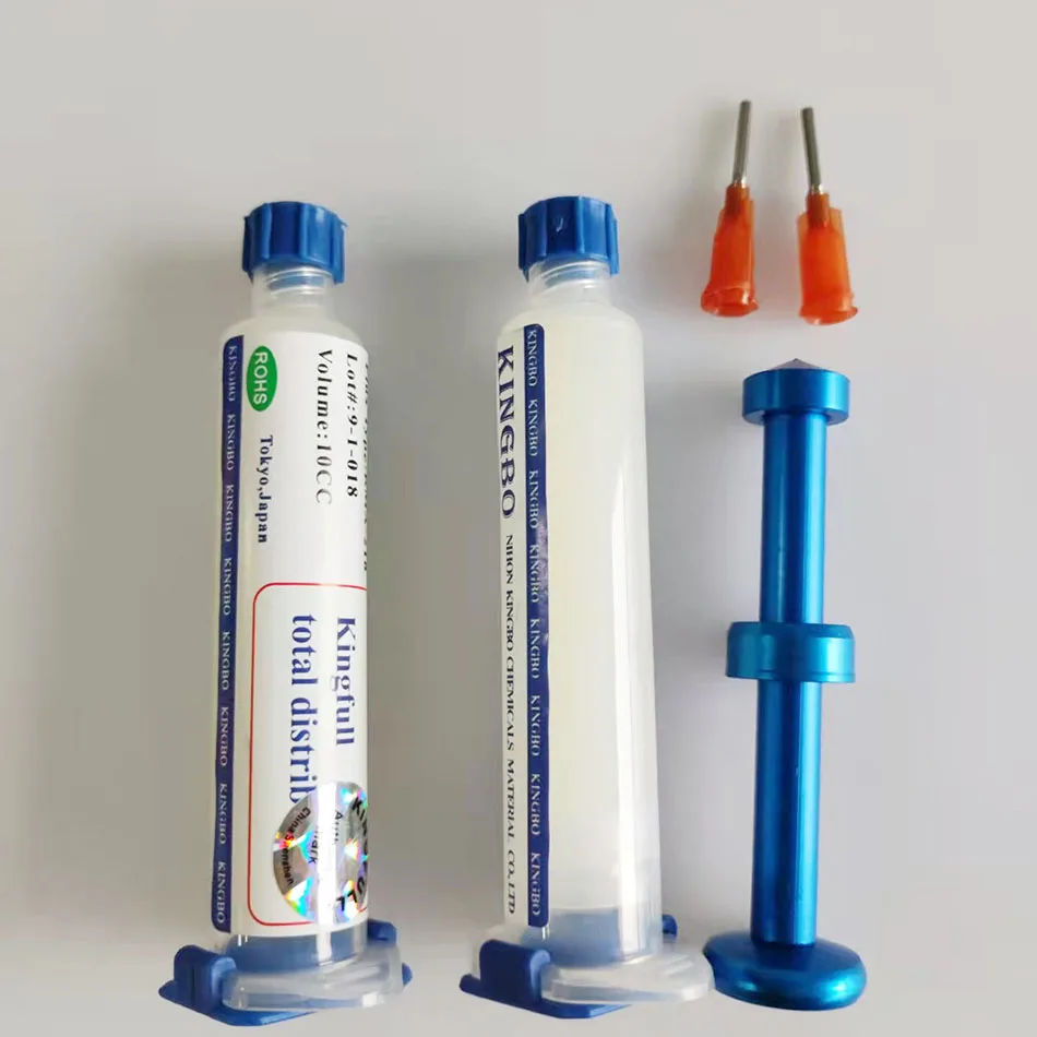 2PcsKINGBORMA21810ccSolderFluxCleaningfreeLowsmokeBGA