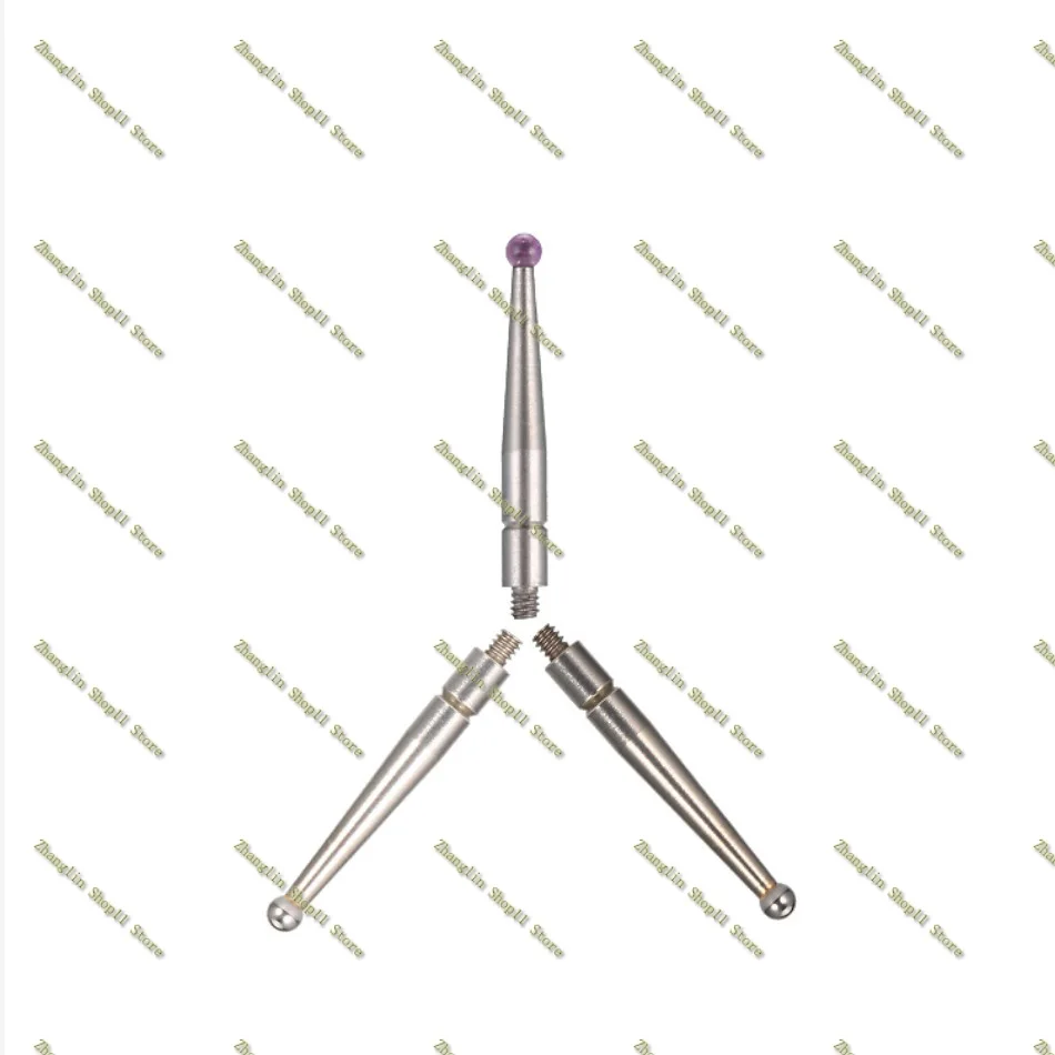 Ruby /White steel Head Dial Gauge Needle M1.4/M1.6/M1.8/M2.0 Indicator Probe Measuring Header Height Gauge Probe