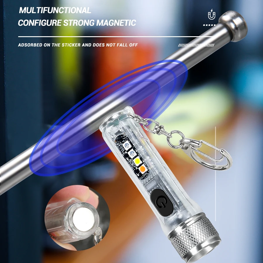 당신의 필수품, 미니 키 체인 손전등