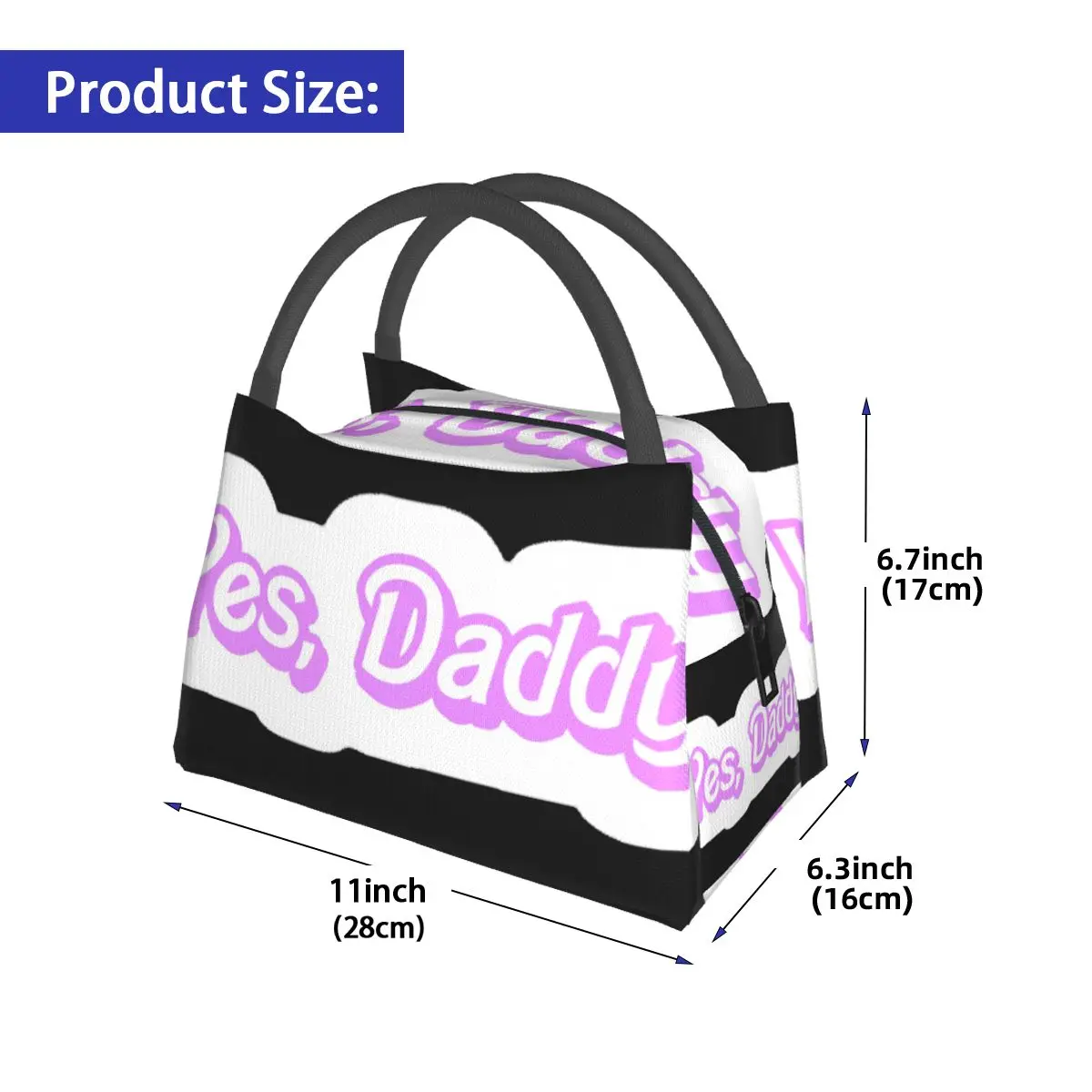 Yes, Daddy Portable insulation bag for Cooler Thermal Food Office Pinic Container