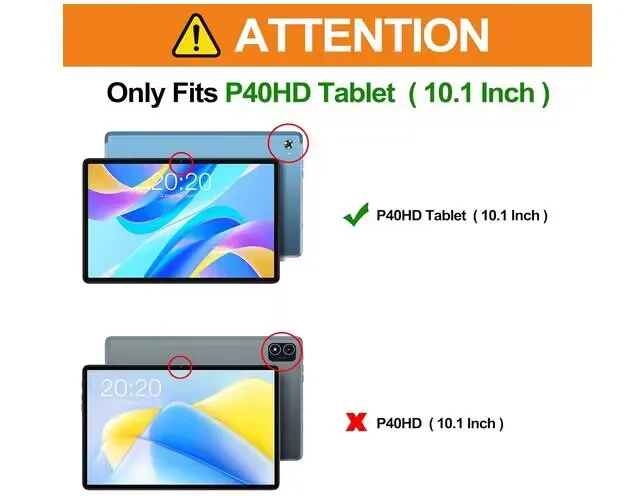 Capa para Teclast M40 Pro P20 P40 hd P20s T50 M40 Plus P30s Capa de Proteção de Camadas com Função de Despertar Automático - Imagem 2
