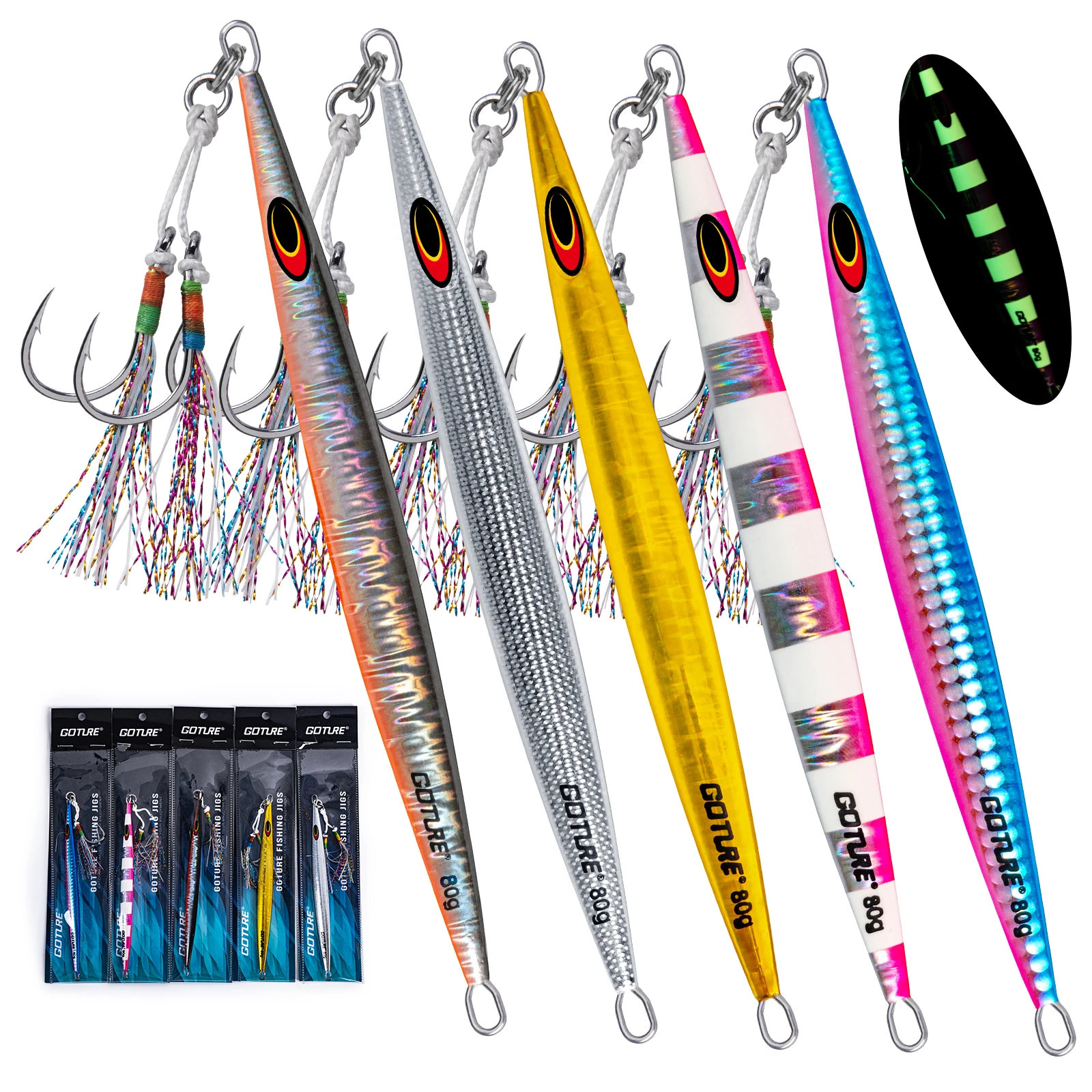 Artificiel Jig Apia Enryu Coul 01 Pêche 40 Gr Metal Leurre Señuelo