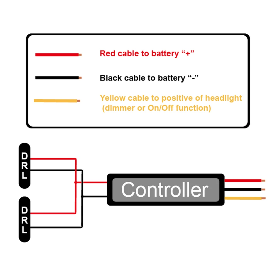 12-24V Smart LED DRL Controller Module Car Daytime Running Lights Controller K di ricambio per accessori Auto impermeabili  34