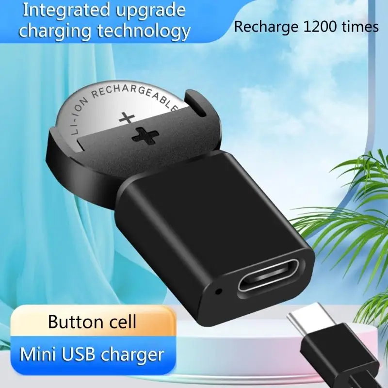 157F Type-C Rechargeable Li-Ion Coin Button Cells for LIR2032 LIR1632 LIR2025