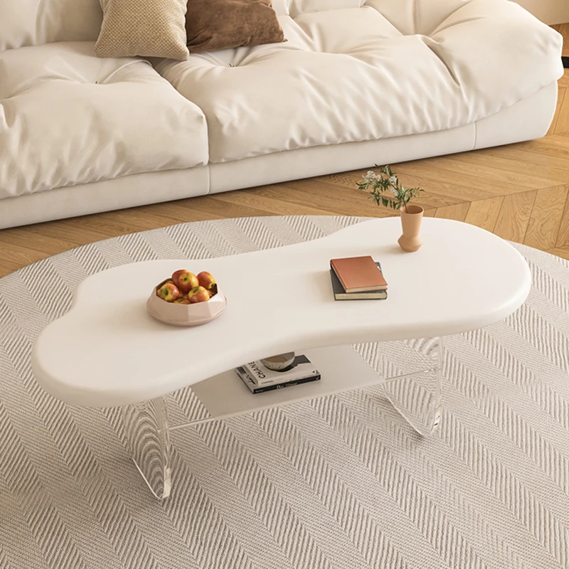

Center Entrance White Table Nightstands Floor Living Room Middle Coffee Table Dressing Bed Side Mesitas De Noche Furniture
