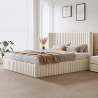 Lit de chambre de fille princesse Simple traduction lit de rangement Double moderne Cama Matrimonio multifonctionnel maison accessoires 2