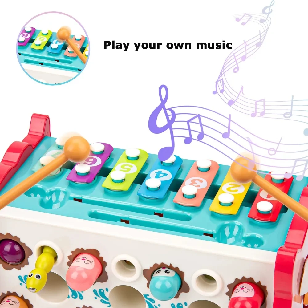Montessori Baby Owl Activity Cube 3
