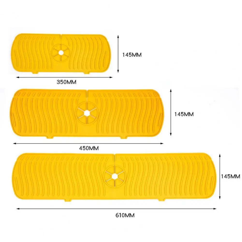 Tappetino per rubinetto da cucina tappetino drenante per lavello tamponi  per asciugatura ad acqua tappetino per raccoglitore d'acqua Splash Pad in