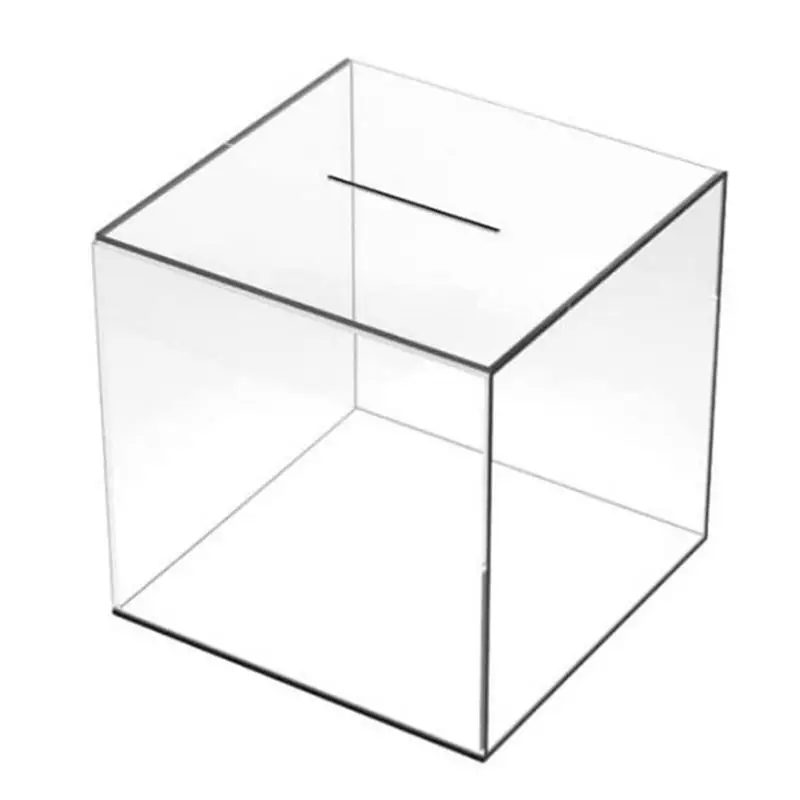 Piggy Bank Clear Acrylic Money Saving Bank Break to Open Can Only Save That Cannot Be Take