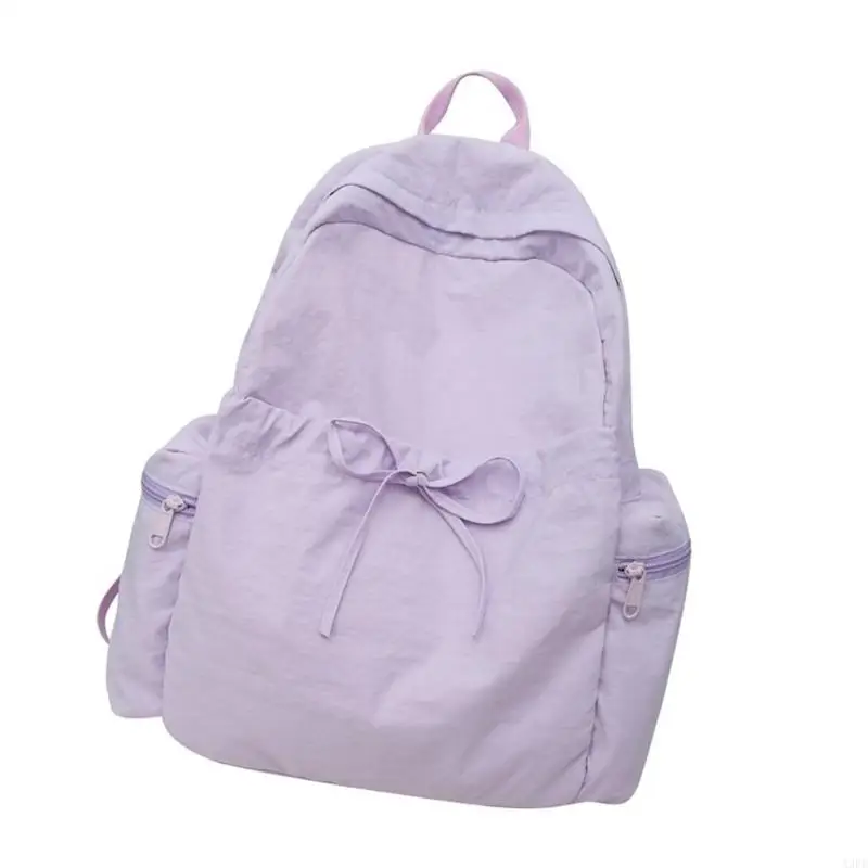 Korean School Bag Aesthetic Backpack Nylon Laptop Bags for Teenagers Large Capacity Daypack Casual Book Bag 5