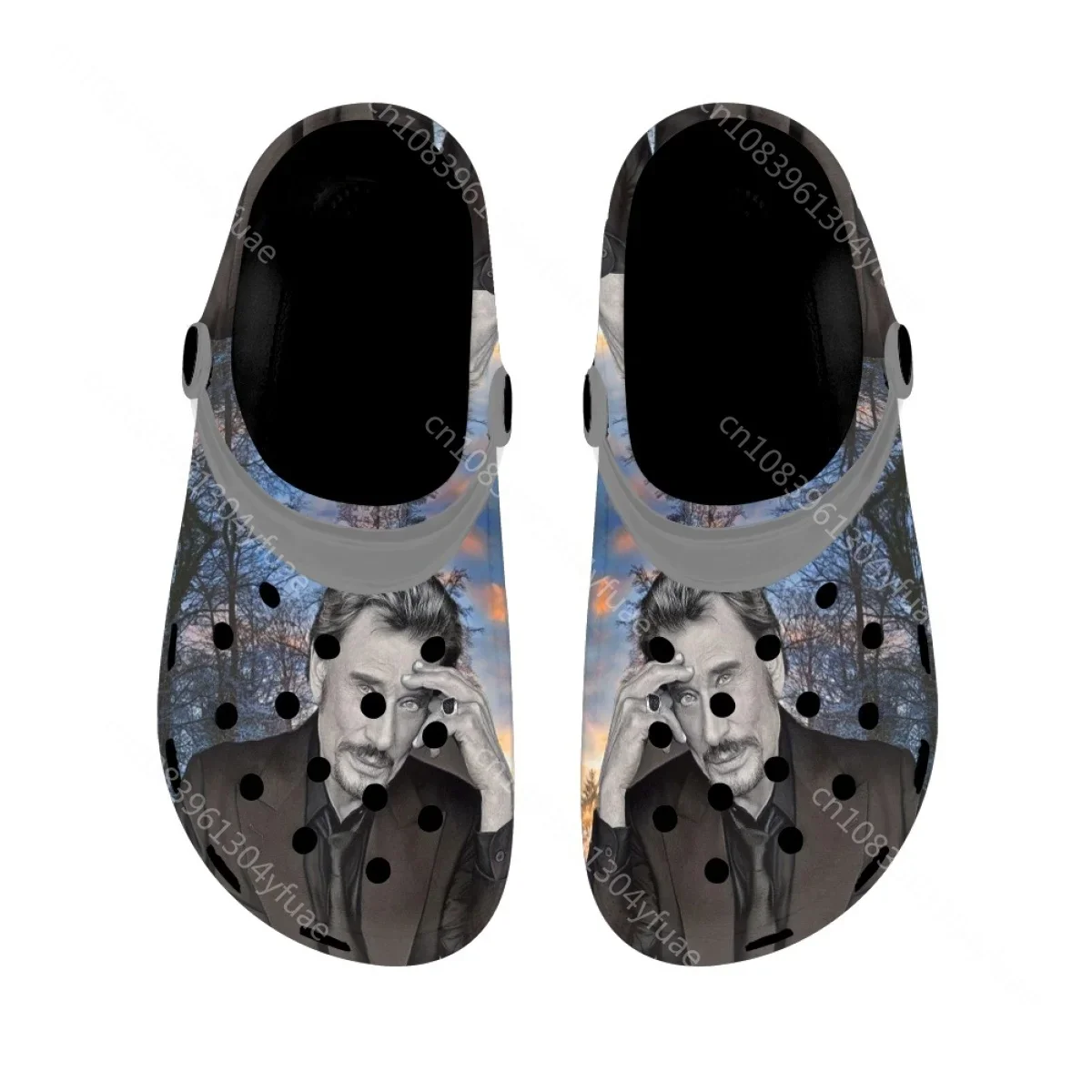 2023 Johnny Hallyday Designer Fashion Sandals Summer Casual Non-slip Outdoor Indoor Slippers Soft Sole Lightweight Garden Shoes