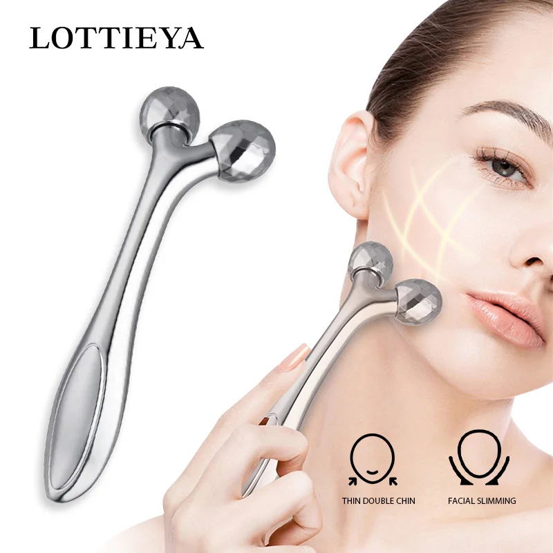 

3D роликовый массажер для лица, лифтинг, массаж лица, Y-образная форма, поворот на 360 градусов, для уменьшения формы лица и тела, релаксация, лифтинг, удаление морщин