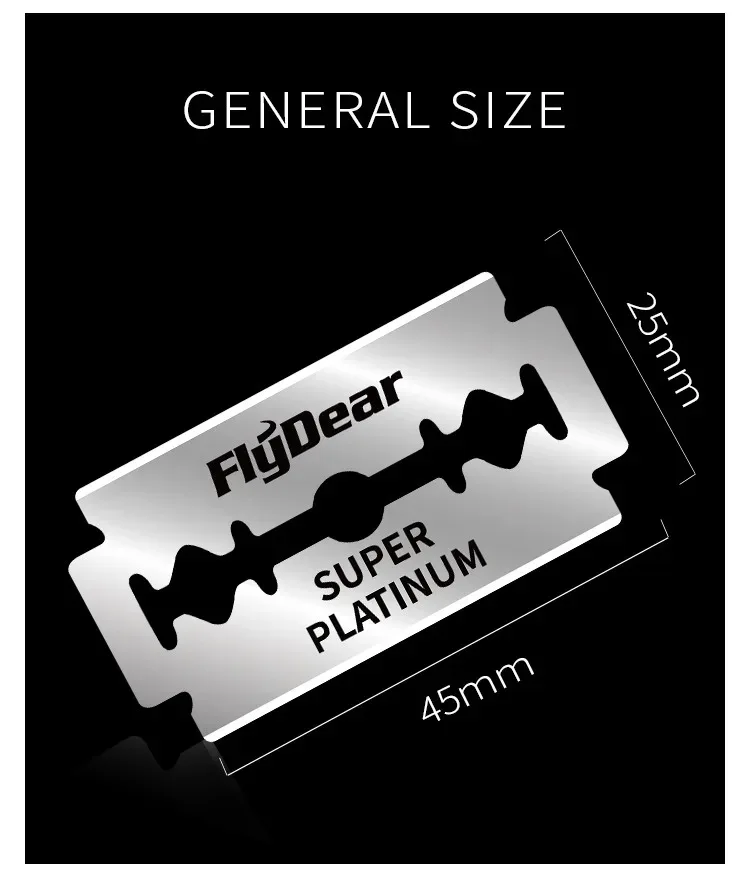 30/50/100pcs Double Edge Razor Blades Men's Razor For Shaving Men Blade Professional Barber Razor Beard Trimmer Tool 4