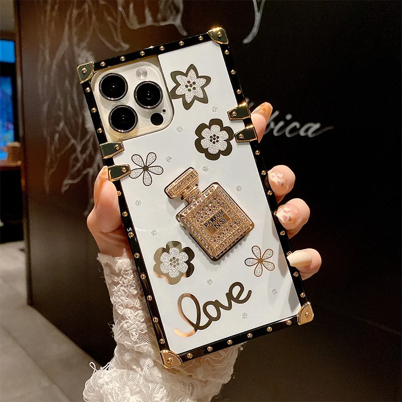 Marchio di lusso Piazza Fragranza Per Samsung Galaxy S 9 10 20 21 Più Nota 20 Pro S 22 Ultra Caso A71 A51 A52 A32 A72 A22 UN_voghion.com